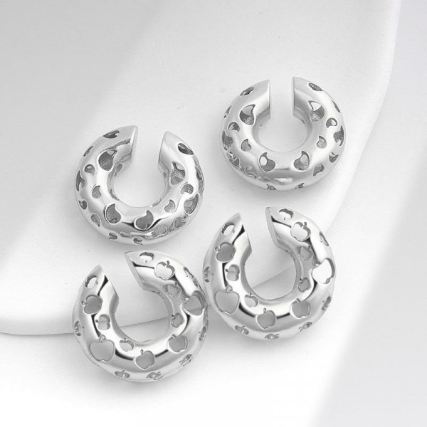 Серьги-кольца с цепочным дизайном CJC14250