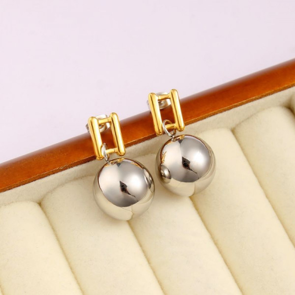 Серьги сталь CJG38236