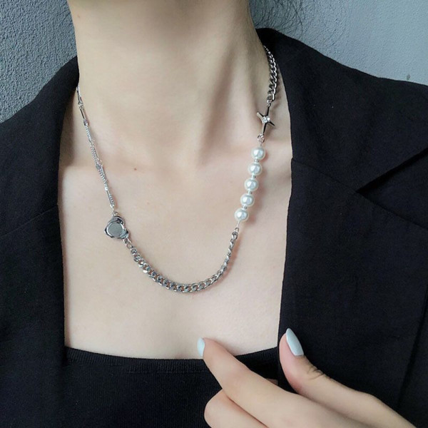 Колье из стали CJH70096