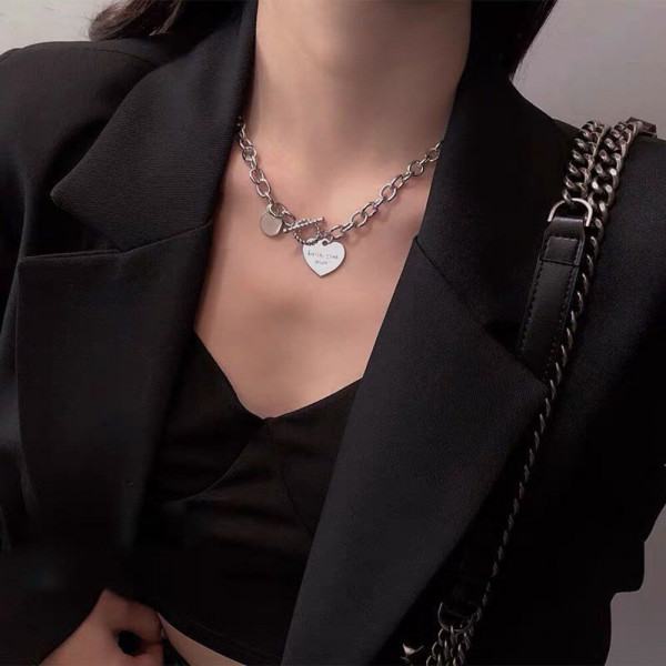 Колье из стали CJH70096