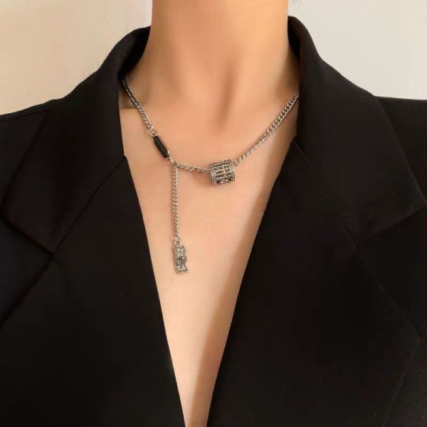 Колье из стали CJH70096