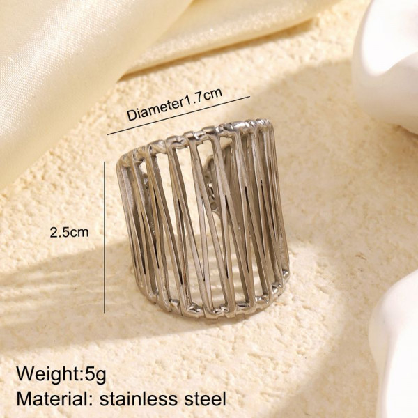 Кольцо медицинская сталь 1J12250CJJ