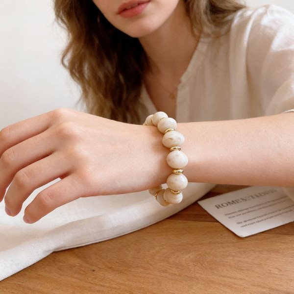 Браслет из очень крупного жемчуга CJT18783