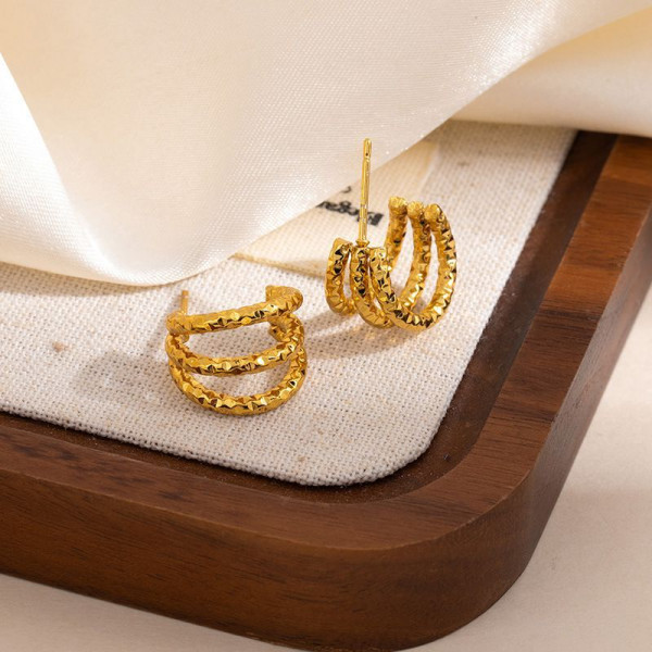 Серьги сталь CJT22610