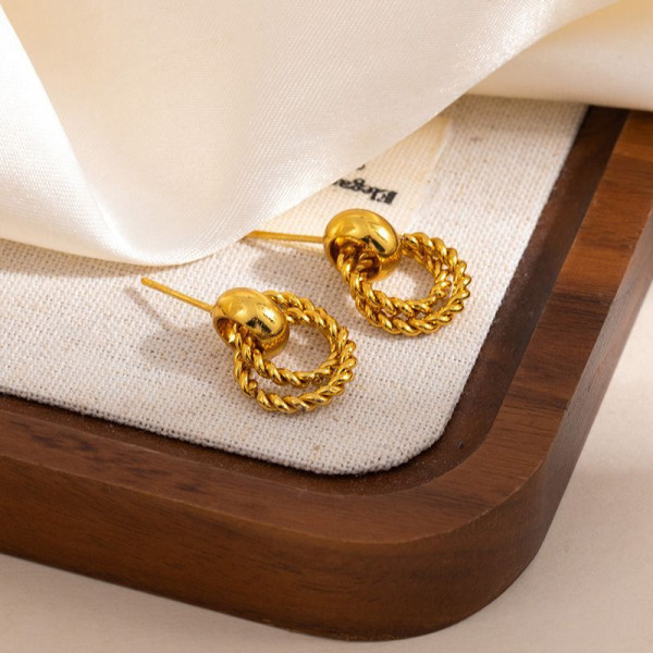 Серьги сталь CJT22610