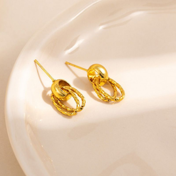 Серьги сталь CJT22610