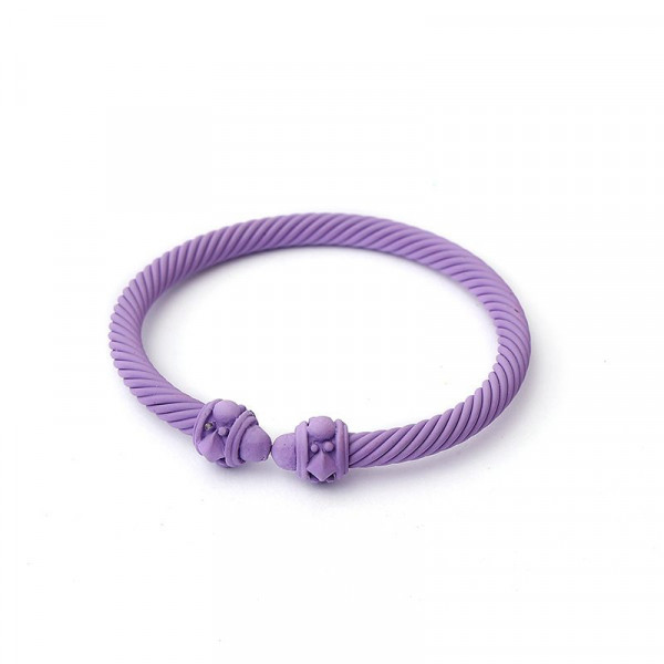 Браслет жесткий разомкнутый с узелками CJH58825