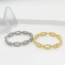 Браслет цепочка с ажурными звеньями CJH49245