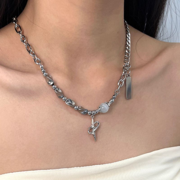 Колье из стали CJH55738