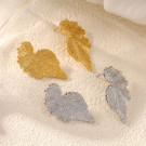 Серьги-пусеты Листья фактурные CJL74200