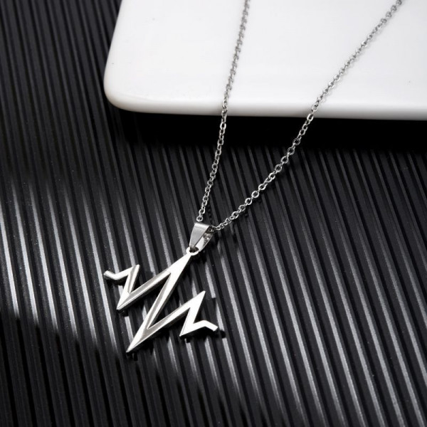 Тонкая цепочка с миниатюрной подвеской-дорожкой из фианитов CJT11322