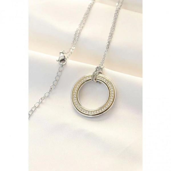 Колье медицинская сталь с напылением золотом J10851CJJ