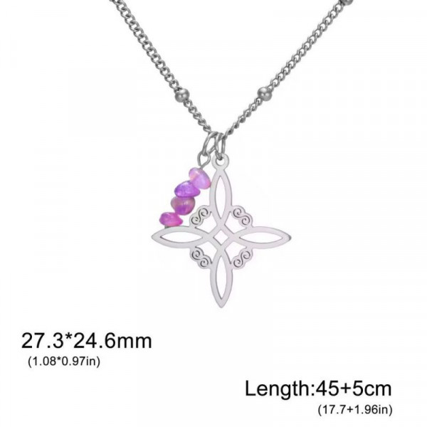 Колье из стали CJR56341