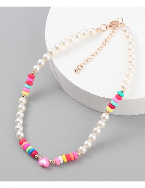 Классические Бусы из жемчуга с ярким цветовым акцентом G17476MSK