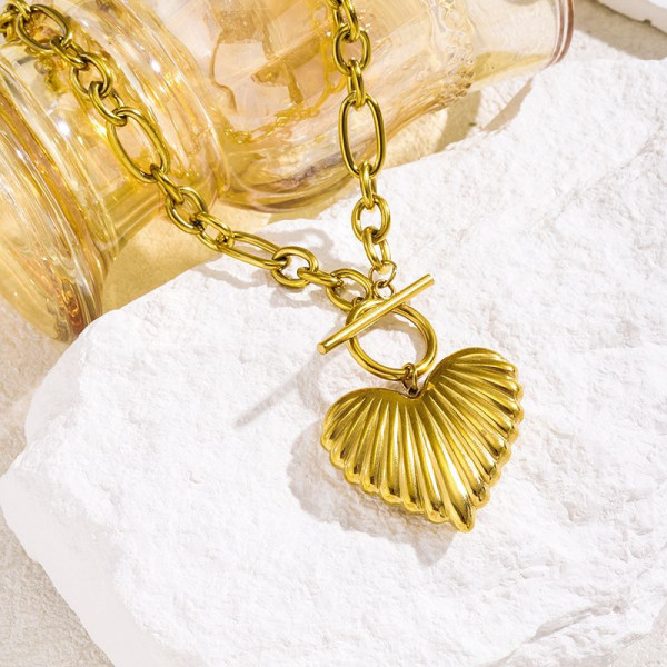 Колье из стали CJN32021