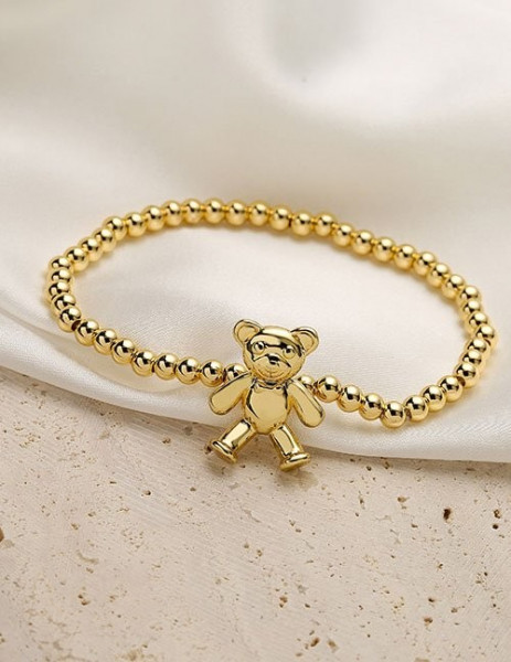 Браслет с подвеской в форме медведя Z38038