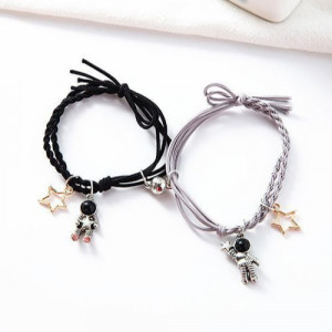 Парные браслеты космический дуэт с астронавтами U09677