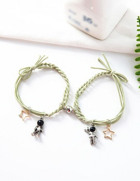 Парные браслеты космический дуэт с астронавтами U09677