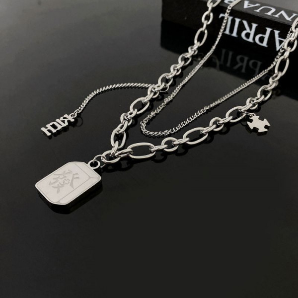 Колье из стали CJH70170