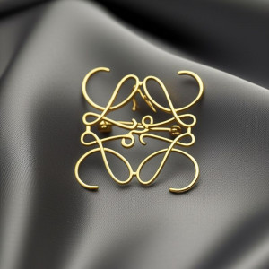 Брошь ювелирный сплав геометрической формы J11593CJJ