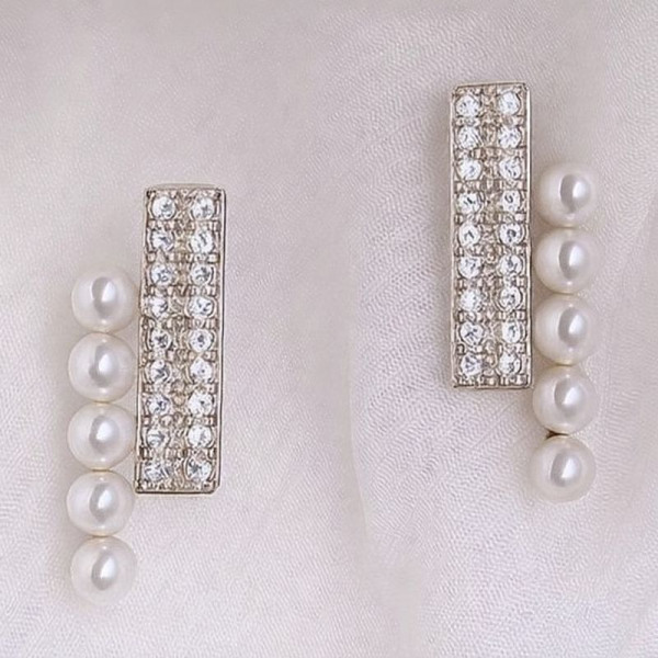 Серьги ювелирный сплав жемчуг 1J12310CJJ
