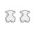 Серьги сталь CJH66848
