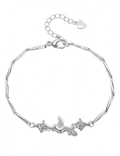 Браслет с растительным орнаментом и каплей M19198