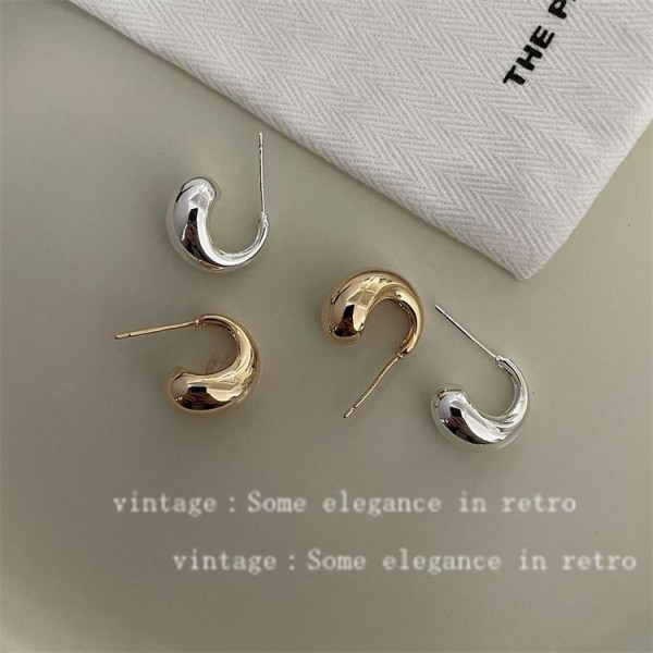 Серьги медь с напылением золотом J10674CJJ