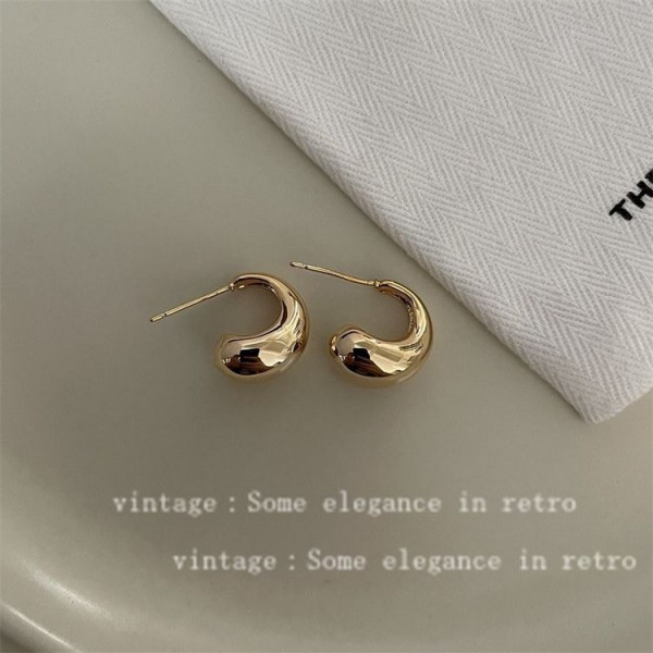 Серьги-кольца с мягким изгибом J10674CJJ