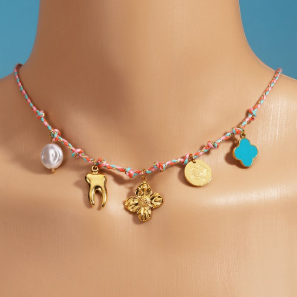 Колье из стали CJR57386