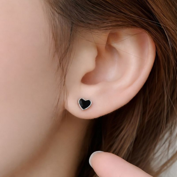 Серьги-гвоздики медь напыление платиной 1J12427CJJ