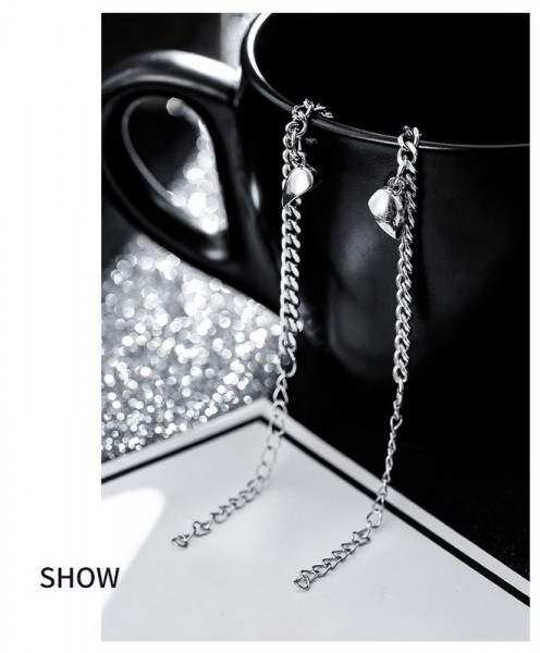 Парные браслеты городская эстетика с пластиной для гравировки M09736