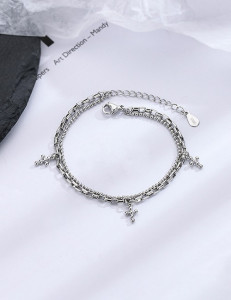 Браслет в этническом стиле с крестами R86967