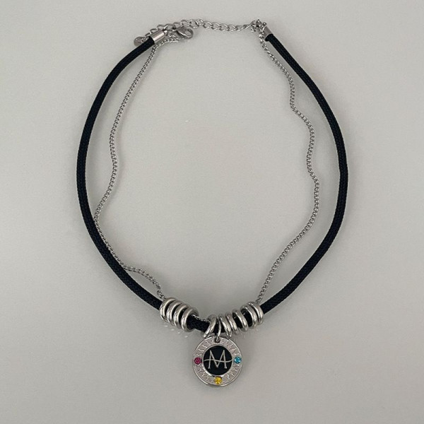 Колье из стали CJH67687