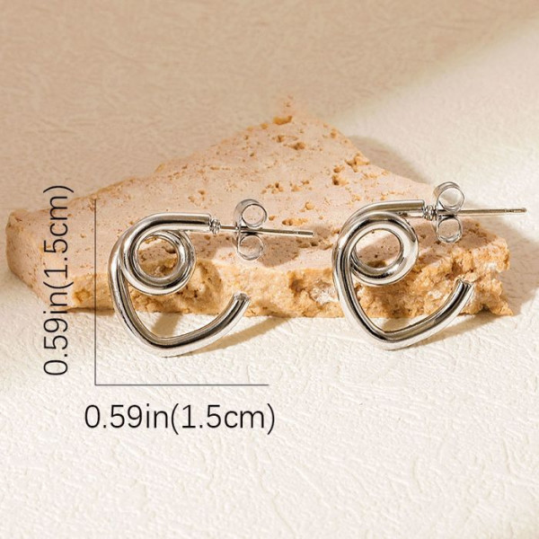 Серьги сталь CJM68538