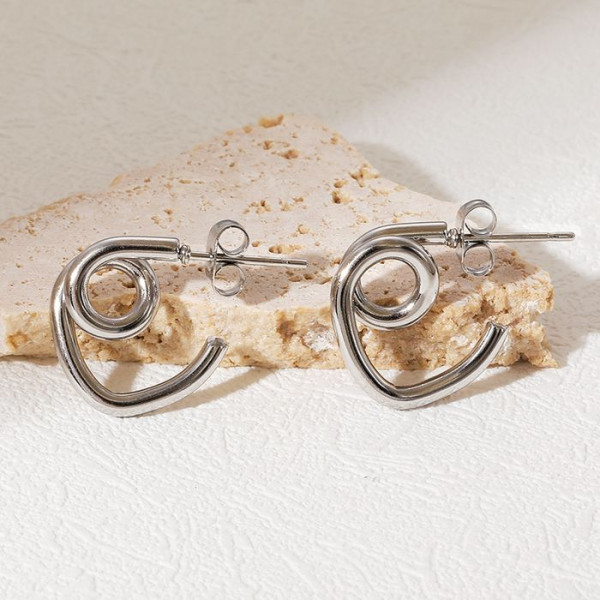 Серьги сталь CJM68538