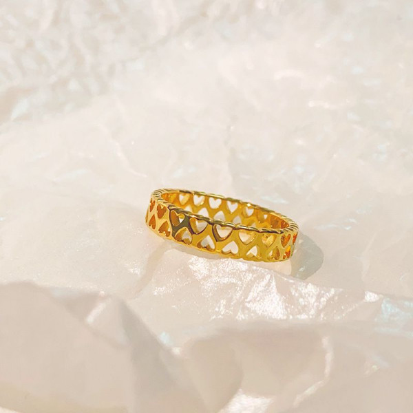 Кольцо медицинская сталь сердце J11617CJJ