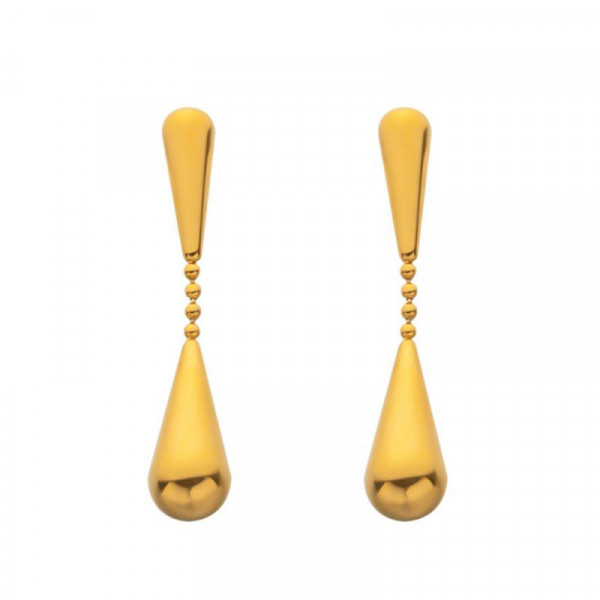 Серьги Висячие Спирали тонкие CJL30338