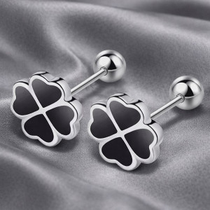 Серьги-гвоздики медь напыление платиной 1J12428CJJ