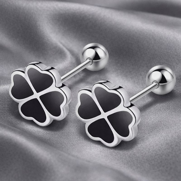 Серьги-гвоздики медь напыление платиной 1J12428CJJ