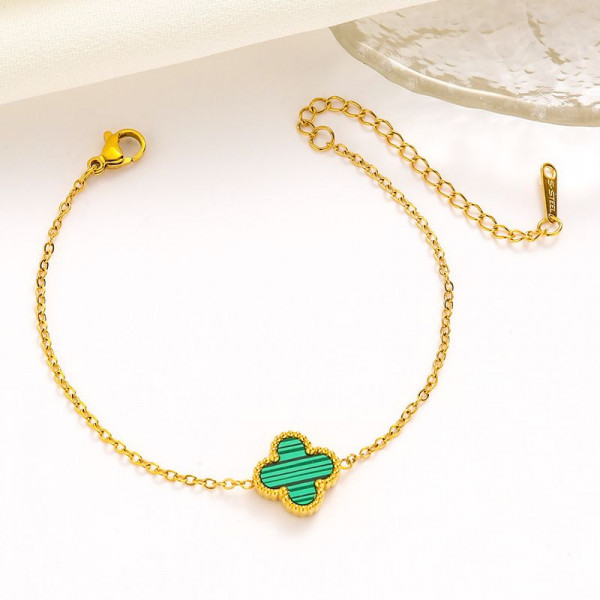 Браслет из титановой стали напыление золотом 1J12029CJJ