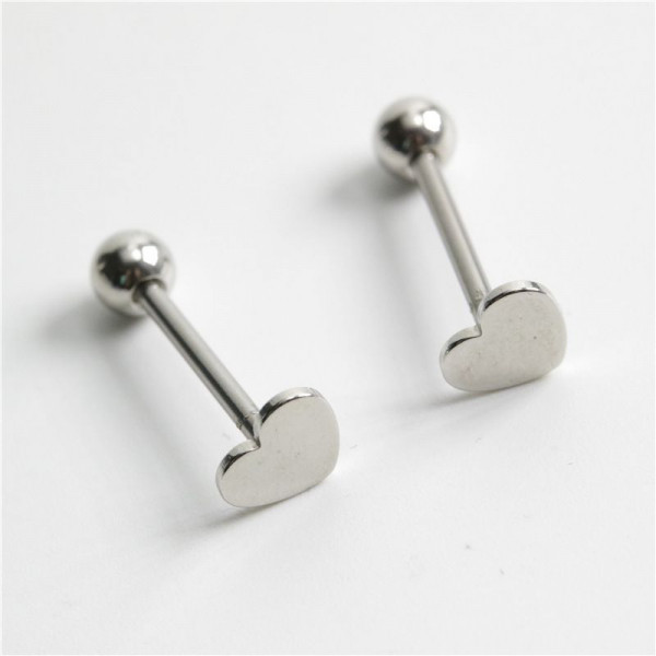 Пирсинг медицинская сталь сердце J11618CJJ