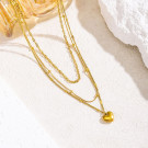 Колье из стали CJN32035