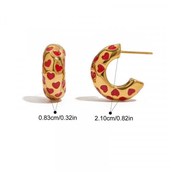 Серьги сталь CJN94761