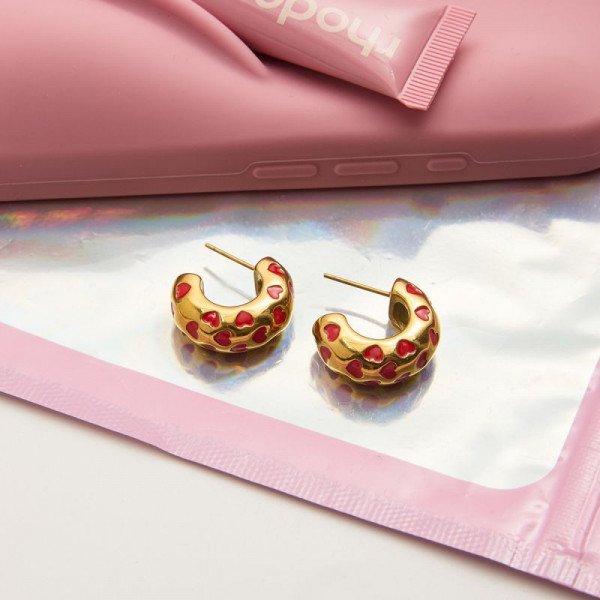 Серьги сталь CJN94761