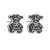 Серьги сталь CJH66886
