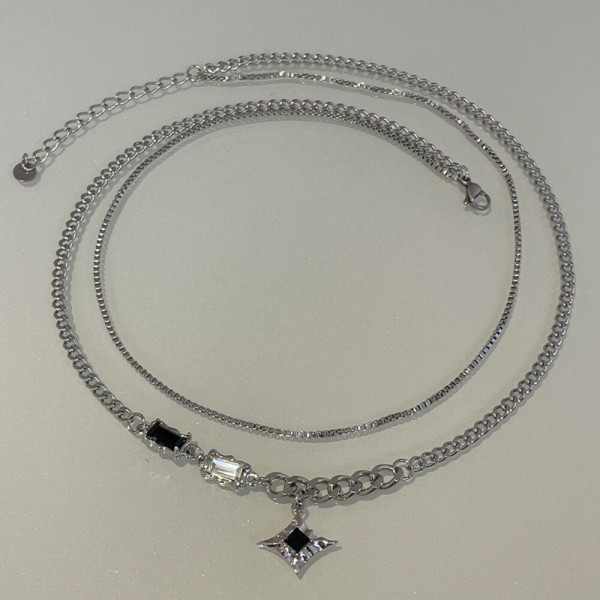 Колье из стали CJH56227