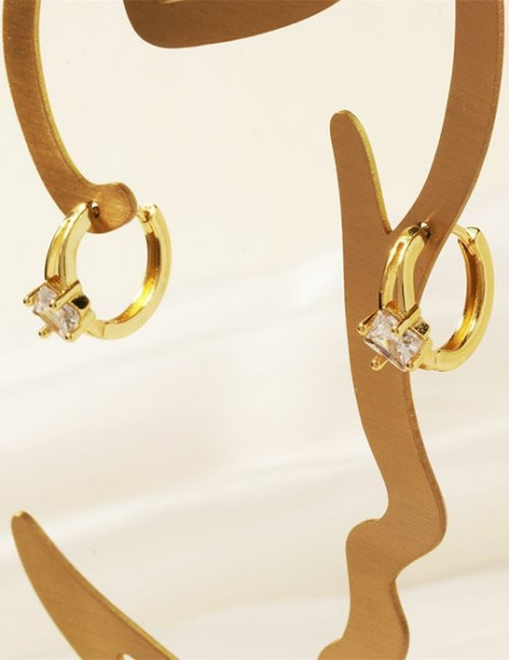 Золотистые конго с квадратным кристаллом Z98540