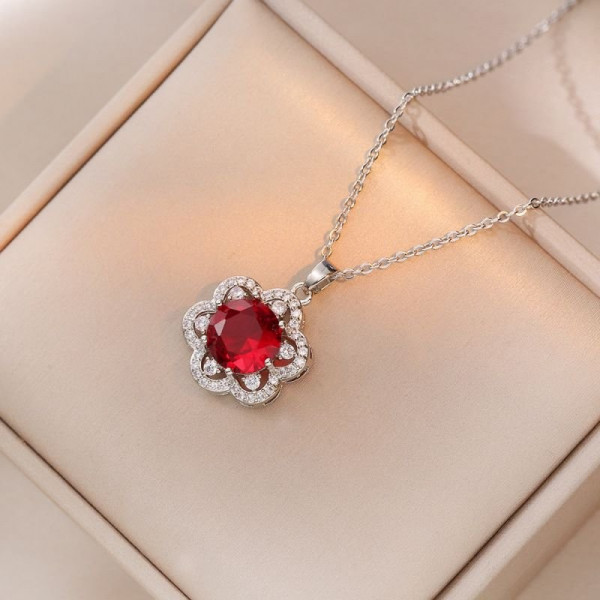 Колье из стали CJC64421