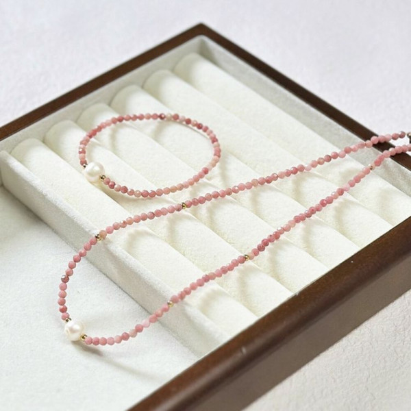 Браслет лаконичные бусины с крупной жемчужиной J10770CJJ